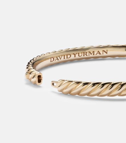 Sculpted Cable Buckle 18kt bracelet with diamonds - David Yurman - Modalova