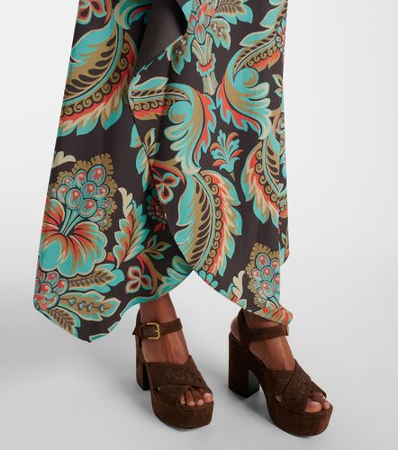 Etro Floral asymmetric wrap skirt - Etro - Modalova