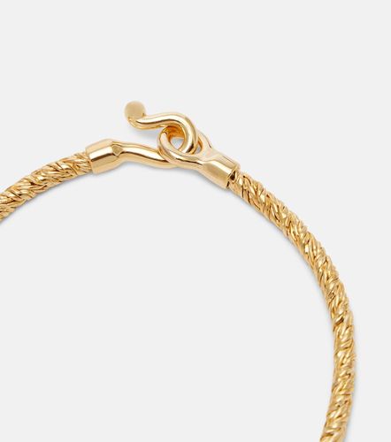 Pulsera Knot de plata de ley bañada en oro - Bottega Veneta - Modalova