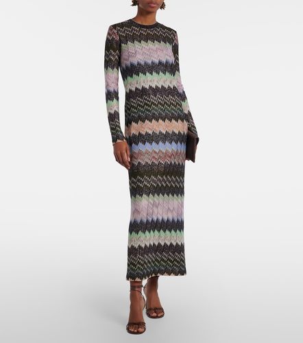 Vestido largo de jacquard de lamé - Missoni - Modalova