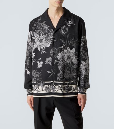 Dolce&Gabbana Camisa de seda floral - Dolce&Gabbana - Modalova