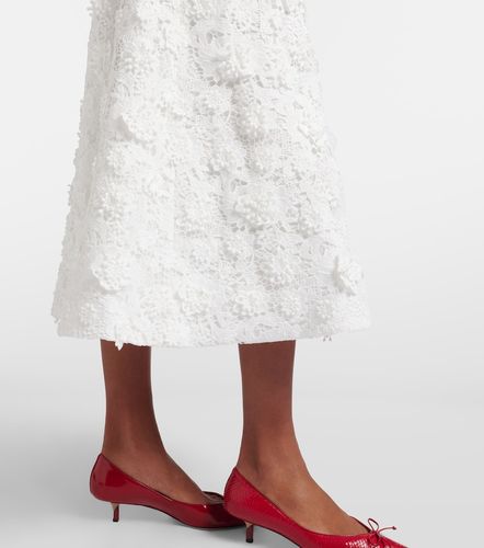 Midikleid aus Guipure-Spitze - Leo Lin - Modalova