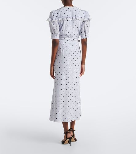 Alessandra Rich Midikleid aus Seide - Alessandra Rich - Modalova