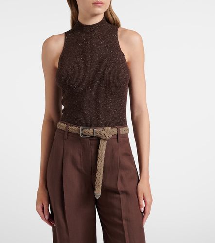 Top in maglia a coste - Brunello Cucinelli - Modalova