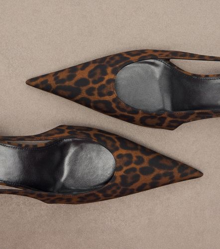 Pumps slingback Secret con stampa - Saint Laurent - Modalova