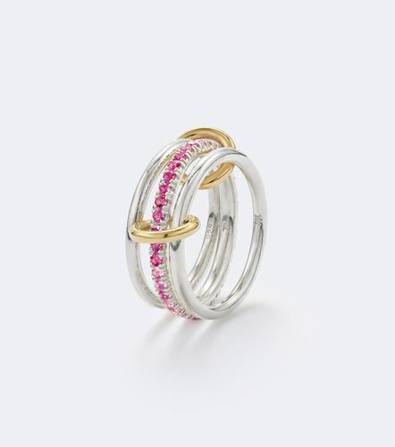 Tigris sterling and 18kt gold ring with sapphires - Spinelli Kilcollin - Modalova