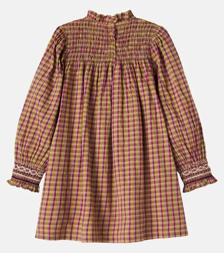 Vestido Poire de algodón a cuadros bordado - Bonton - Modalova