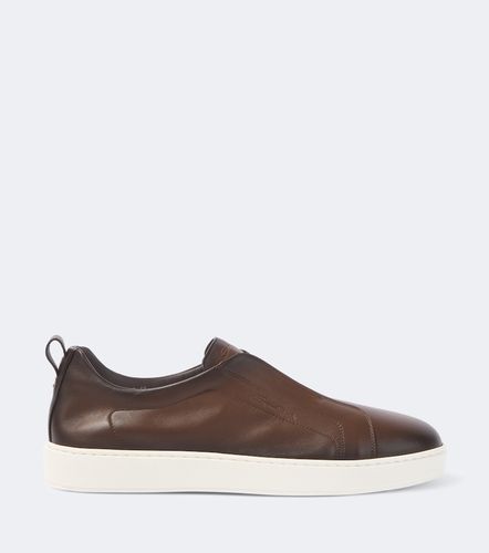 Victory leather slip-on sneakers - Santoni - Modalova