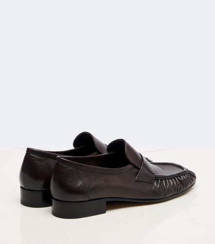 The Row Soft ruched leather loafers - The Row - Modalova