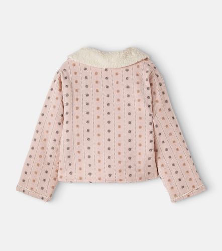 Chaqueta Claire de algodón floral con teddy - Bebe Organic - Modalova