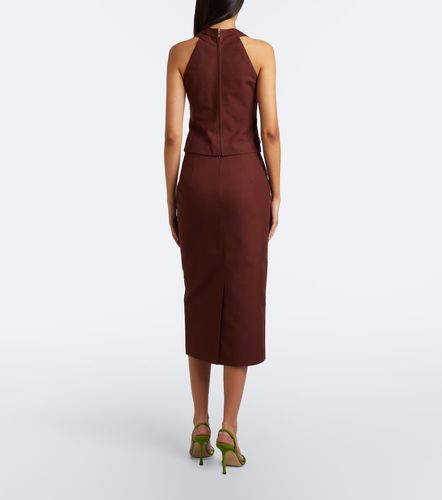 Embellished cotton pencil skirt - Shushu/Tong - Modalova