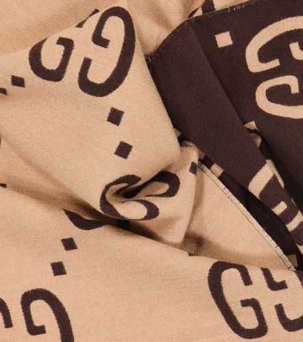 Gucci Sciarpa in lana e seta GG - Gucci - Modalova