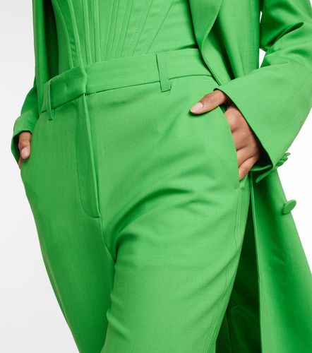 High-rise wool-blend pants - Giuseppe di Morabito - Modalova
