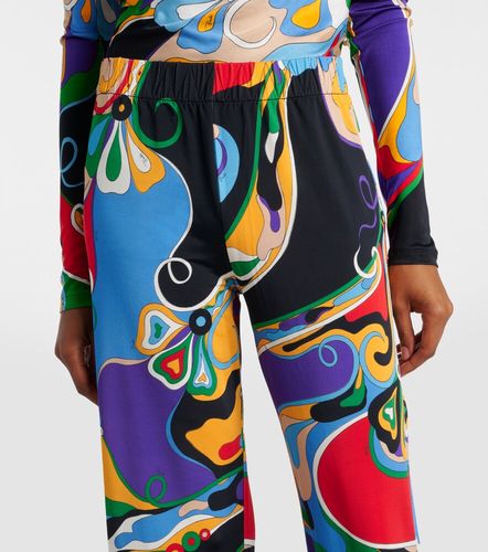 Pantaloni Orchidee in jersey e satin - Pucci - Modalova