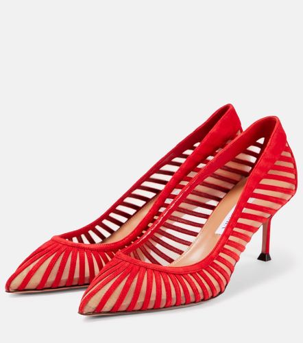 Pumps Passions 65 in suede e mesh - Aquazzura - Modalova