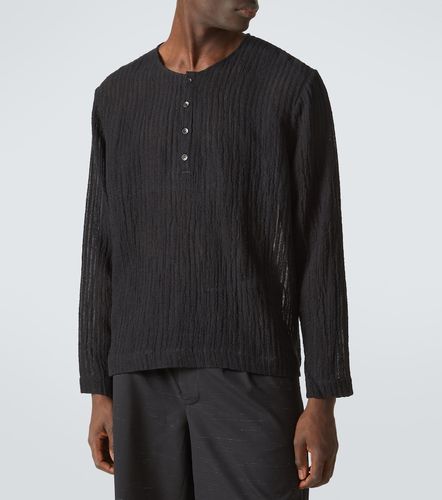 Commas Striped Henley shirt - Commas - Modalova