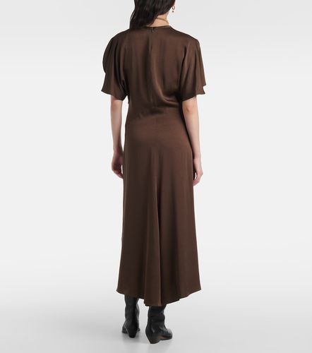 Vestido midi Keany de satén - Isabel Marant - Modalova