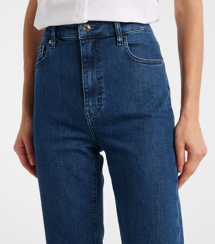 Jeans rectos cropped Icon de tiro medio - Frame - Modalova