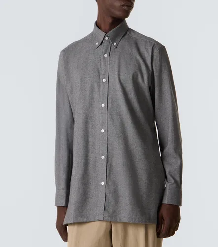 Camicia in flanella di cotone - Charvet - Modalova