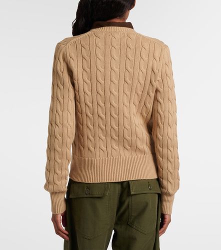 Cárdigan trenzado de algodón - Polo Ralph Lauren - Modalova