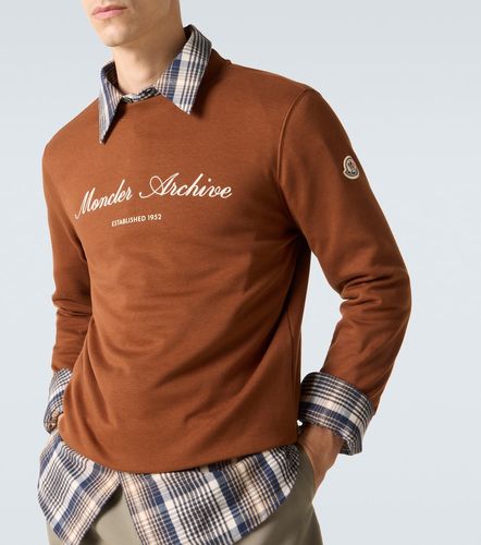 Sudadera Archivio de mezcla de algodón - Moncler - Modalova