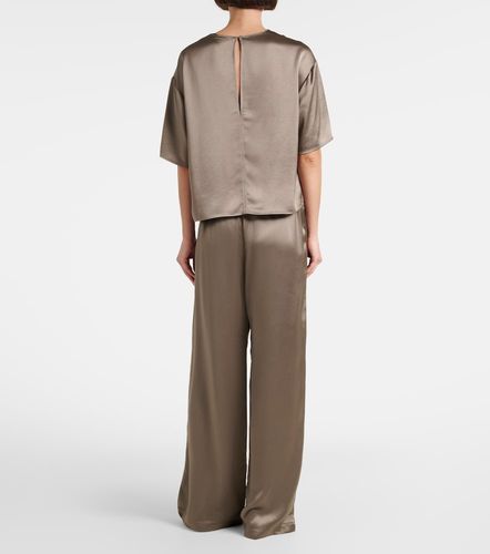 Leset Barb satin wide-leg pants - Leset - Modalova