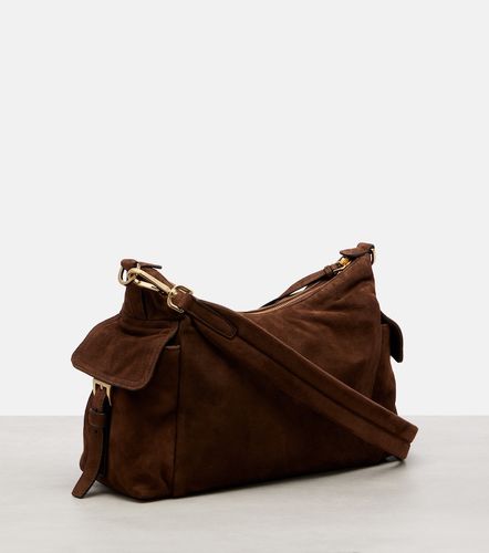 Explore Large suede shoulder bag - Prada - Modalova