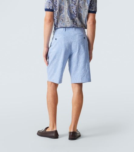 Bermuda in cotone con stampa paisley - Etro - Modalova