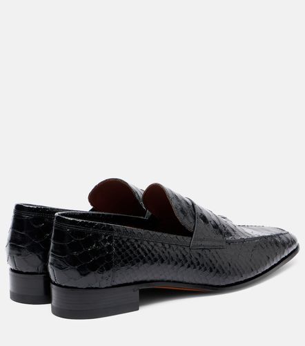 Vincent croc-effect leather loafers - Paris Texas - Modalova