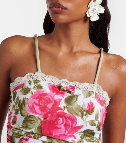 Chloé Body con ruches e stampa floreale - Chloe - Modalova