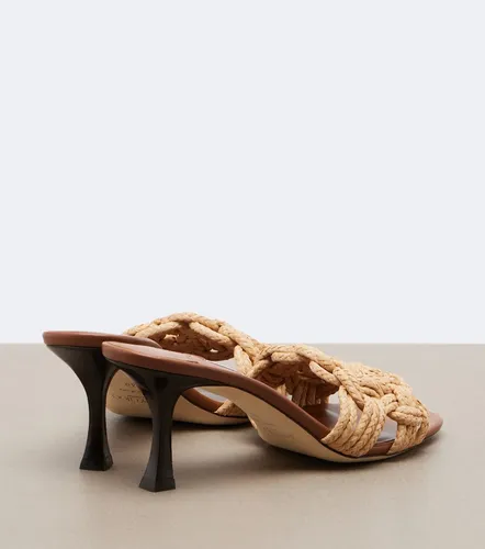 Jimmy Choo Chara raffia mules - Jimmy Choo - Modalova