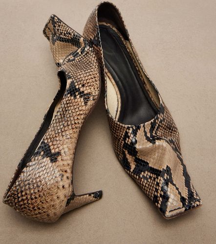 Marlene snake-effect leather pumps - Khaite - Modalova