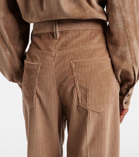 Pantaloni a gamba larga in velluto a coste - Brunello Cucinelli - Modalova
