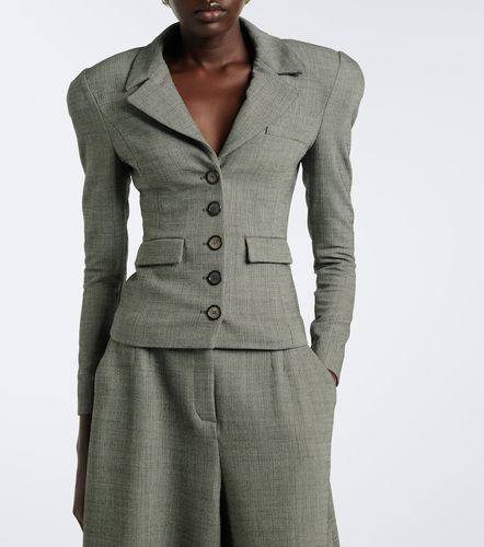 Herringbone wool-blend jacket - Magda Butrym - Modalova