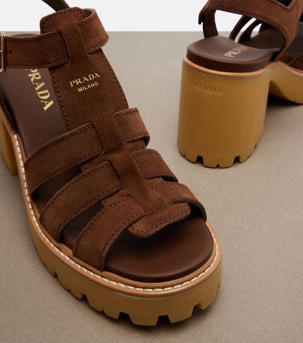 Prada Suede platform sandals - Prada - Modalova