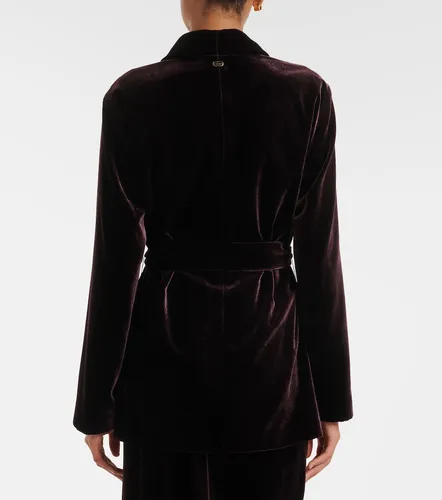 Doppelreihiger Blazer aus Samt - Agnona - Modalova