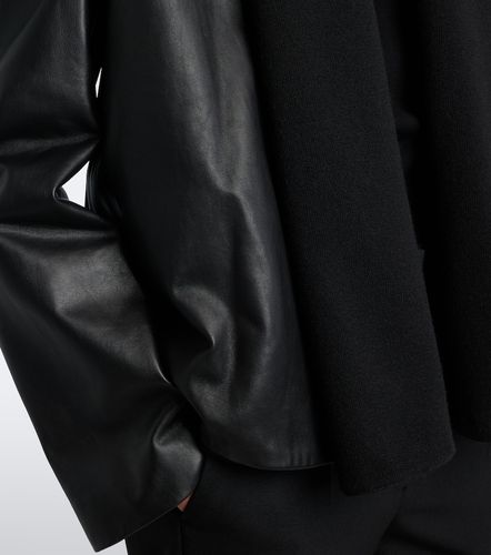 Toteme Tie-neck leather jacket - Toteme - Modalova