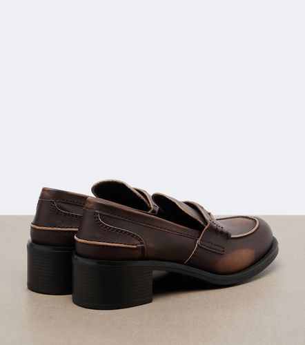 Miu Miu Loafer aus Leder - Miu Miu - Modalova