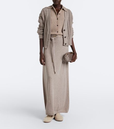 Gonna lunga in maglia di cashmere - Max Mara - Modalova