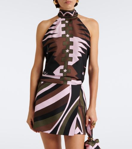 Top Valdimontone in twill di seta - Pucci - Modalova