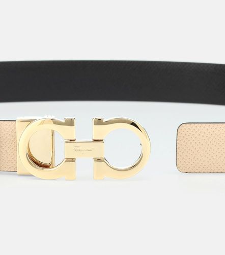 Reversible Gancini leather belt - Ferragamo - Modalova