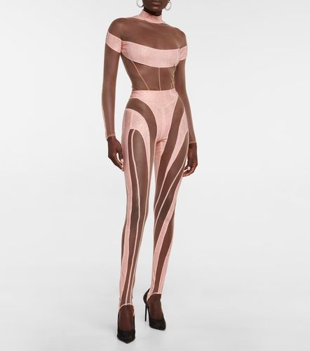 Mugler Leggings con staffe - Mugler - Modalova