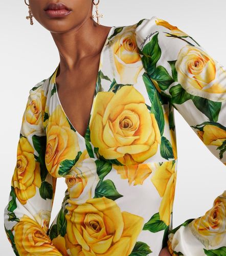 Dolce&Gabbana Floral midi dress - Dolce&Gabbana - Modalova