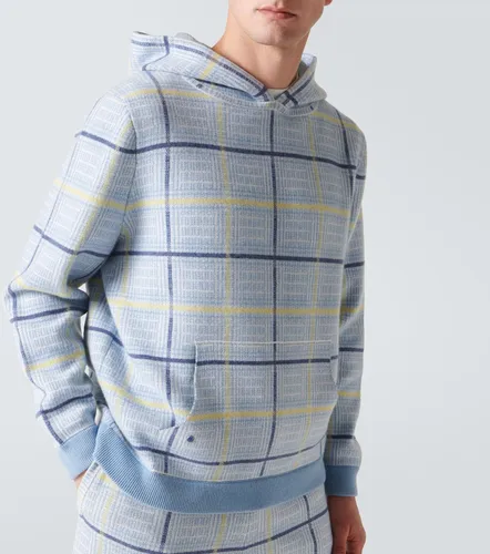 Sudadera de cachemir con capucha a cuadros - God's True Cashmere - Modalova