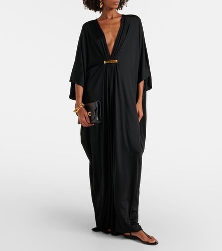 Gathered satin jersey kaftan - Tom Ford - Modalova
