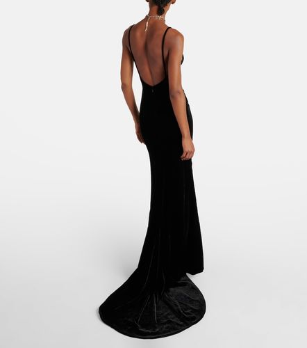 Alessandra Rich Abendkleid aus Samt - Alessandra Rich - Modalova