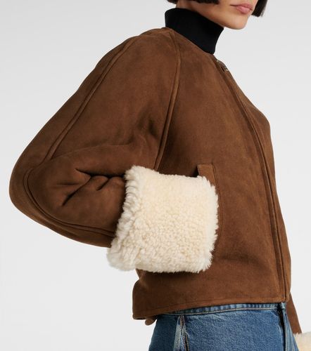 Alaïa Giacca in suede con shearling - Alaia - Modalova
