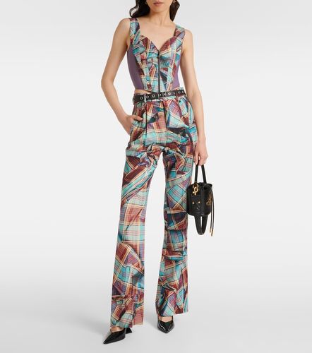 W Ray tartan virgin wool flared pants - Vivienne Westwood - Modalova