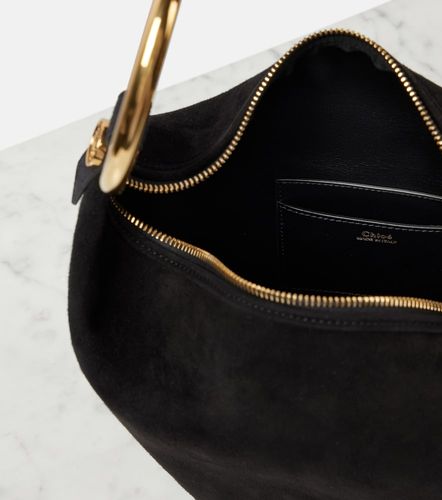 Bracelet Medium suede shoulder bag - Chloe - Modalova