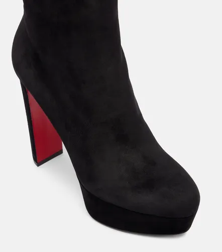 Loo Booty 130 suede ankle boots - Christian Louboutin - Modalova